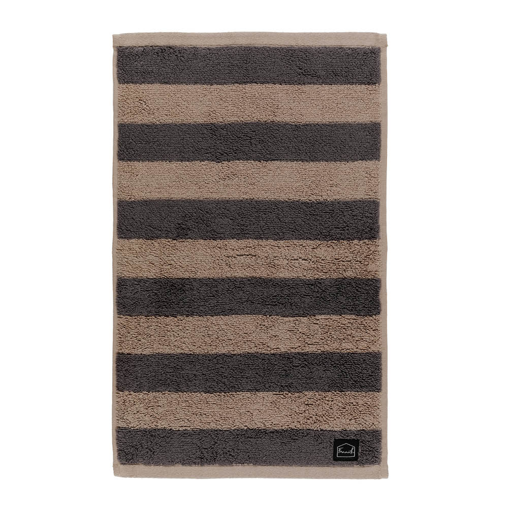 Fanni K - Hanko Käsipyyhe 30x50 cm Graniitti/Beige