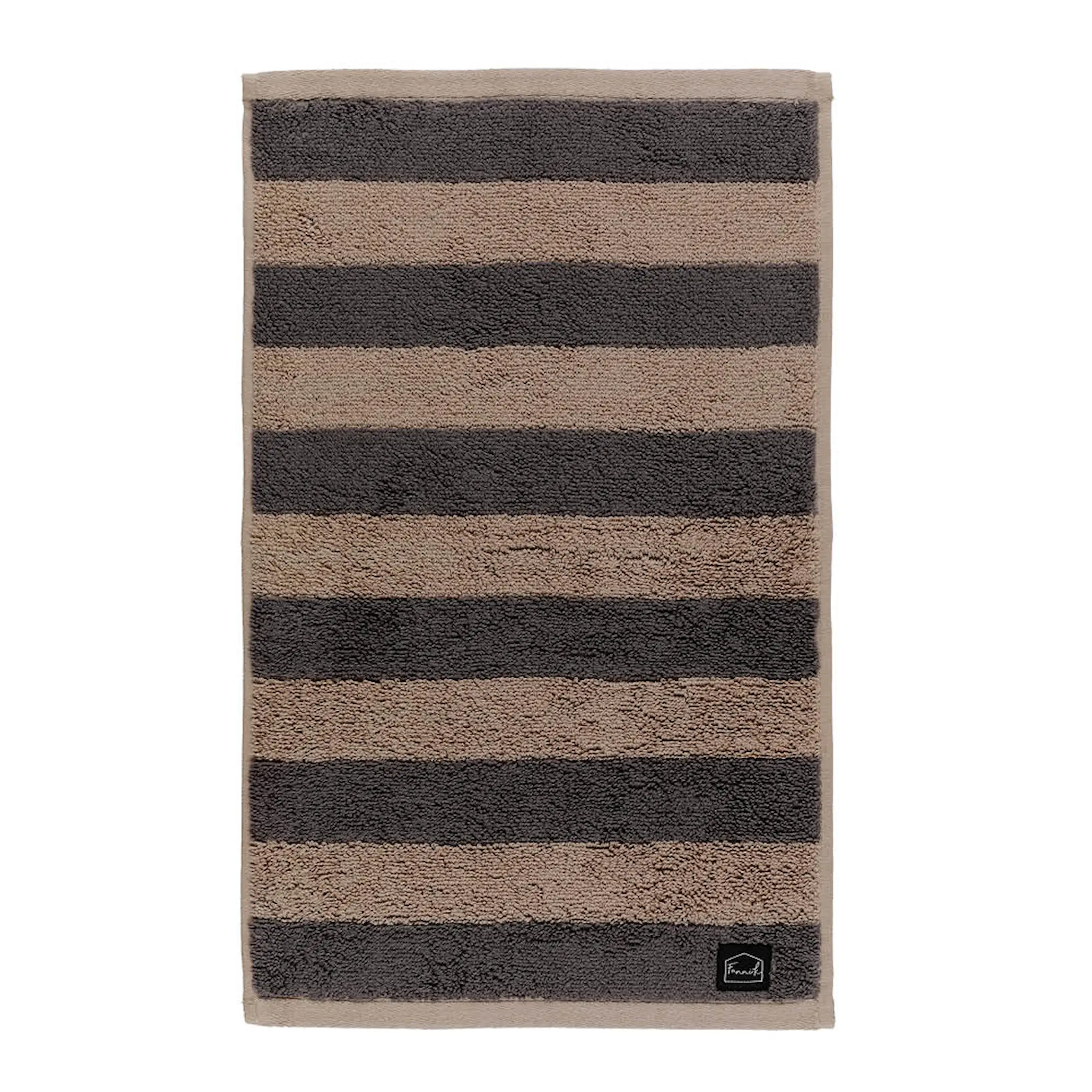 Fanni K Hanko handduk 30x50 cm granit/beige