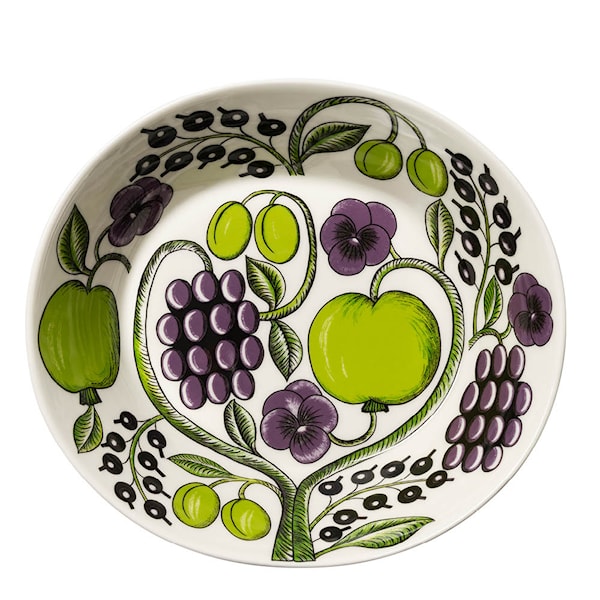 Paratiisi oval skål 23 cm purpur