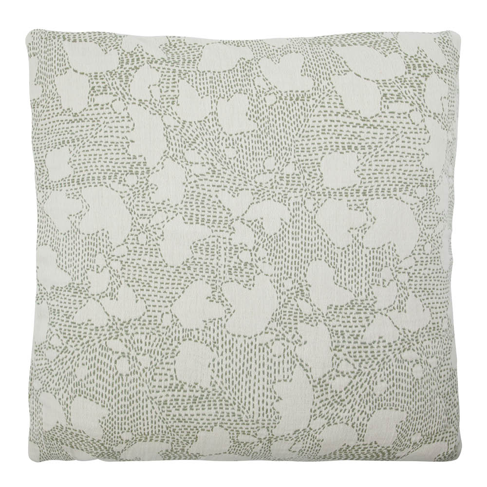House Doctor - Mori Tyynynpäällinen 50x50 cm Offwhite/Kaki