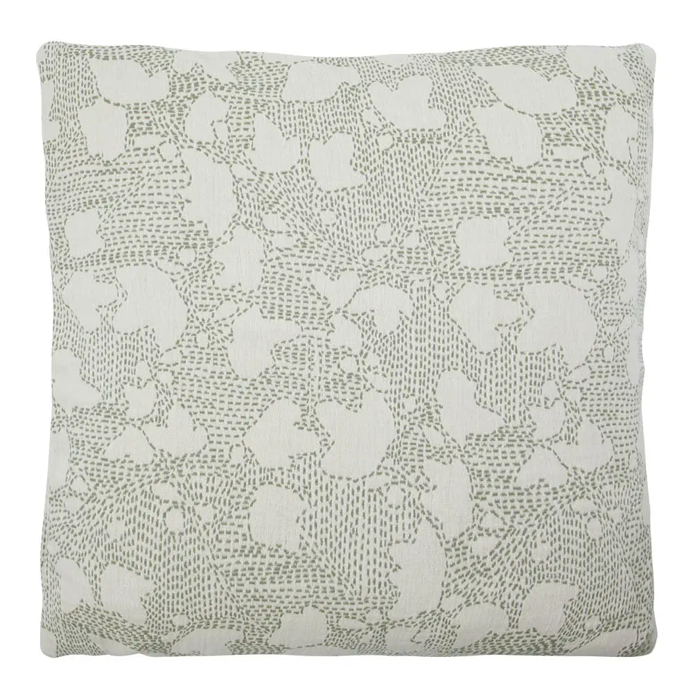 Mori putetrekk 50x50 cm off-white/khaki