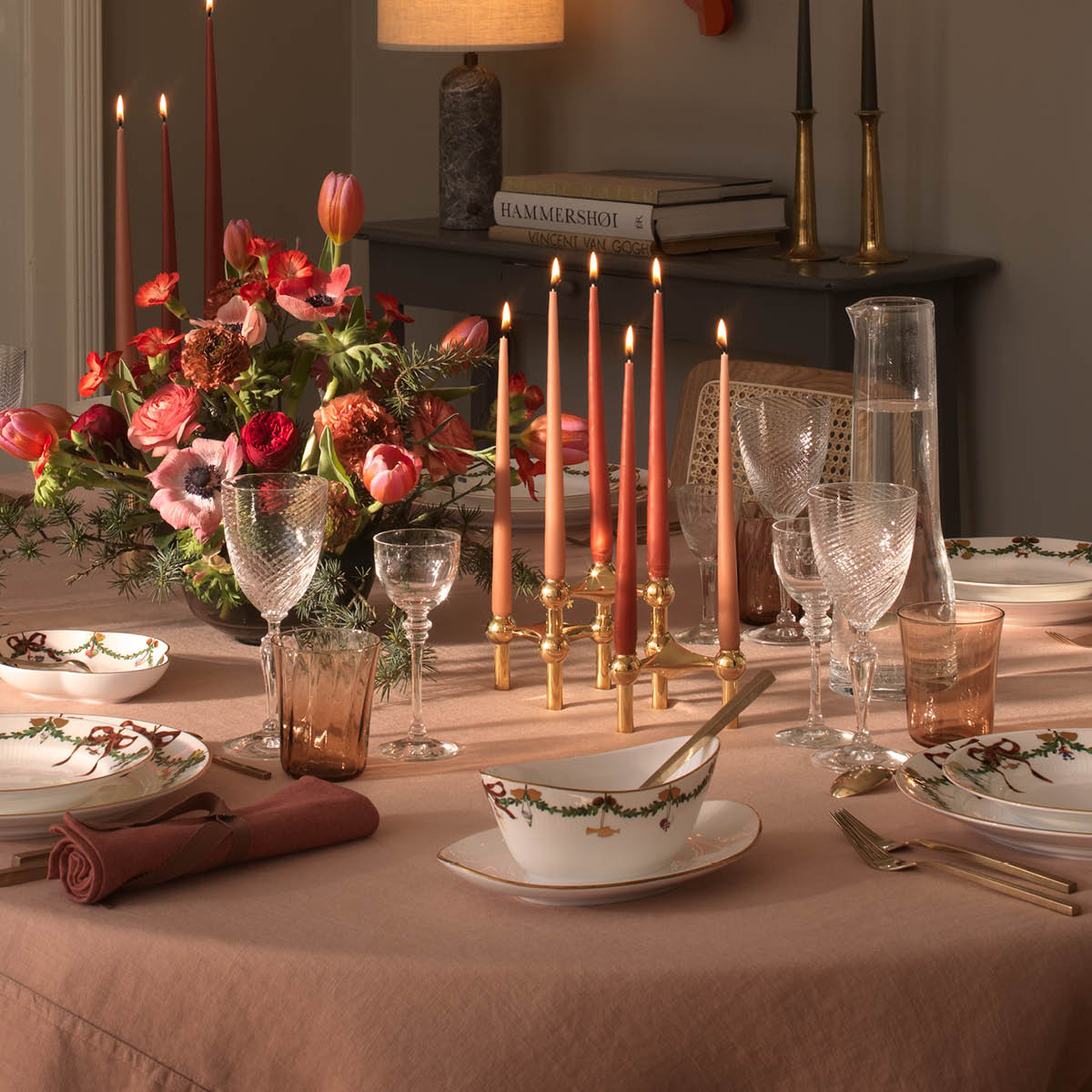 Royal Copenhagen Stjerne Riflet Jul sauseskål 43 cl