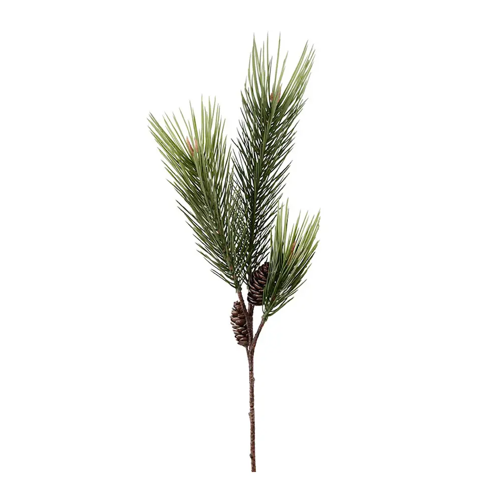 Furukvist kunstig snittblomst 80 cm grønn