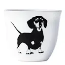 Åke mugg 20 cl svart/vit