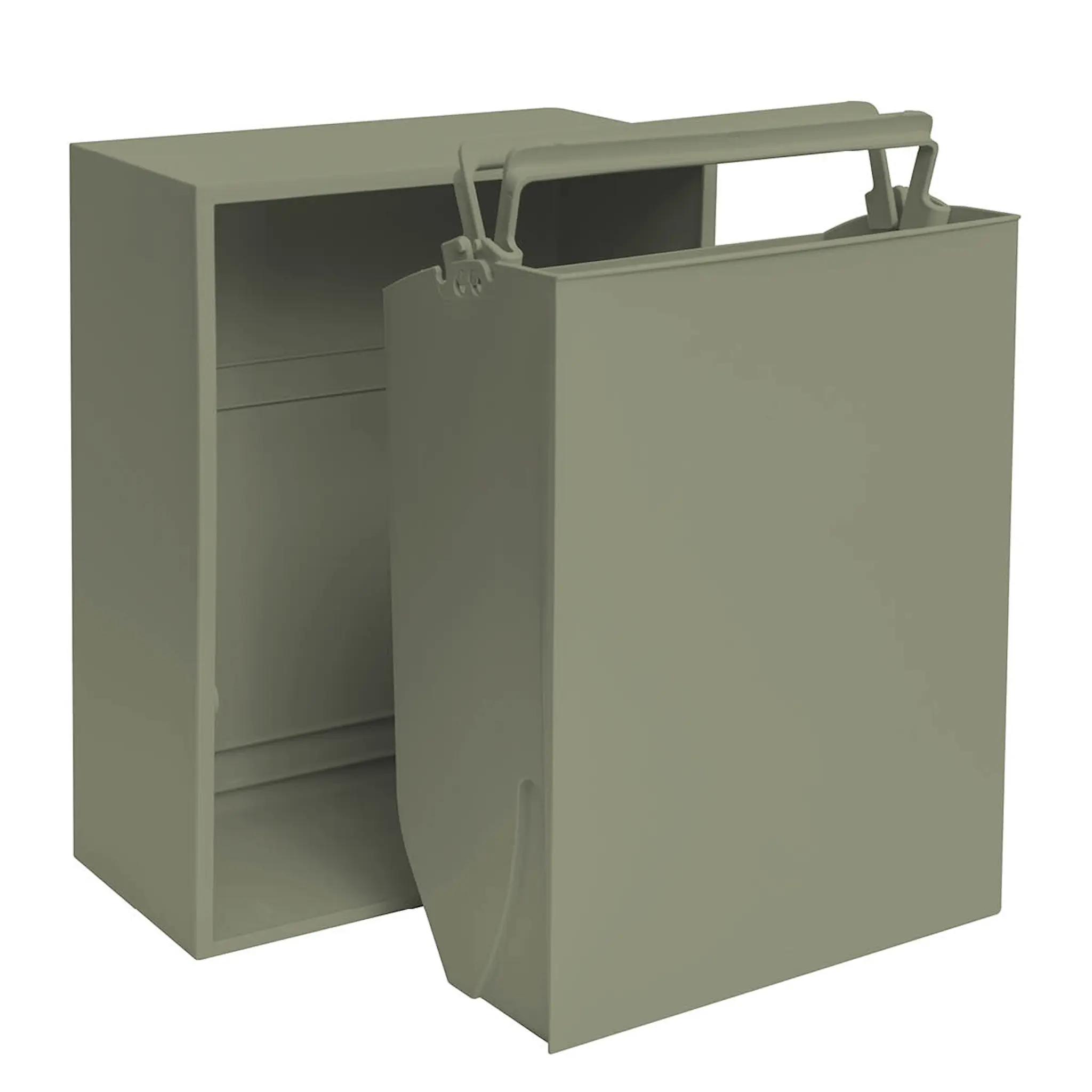 ReCollector Recycling Lajitteluastia 30x15x40 cm Oak Green
