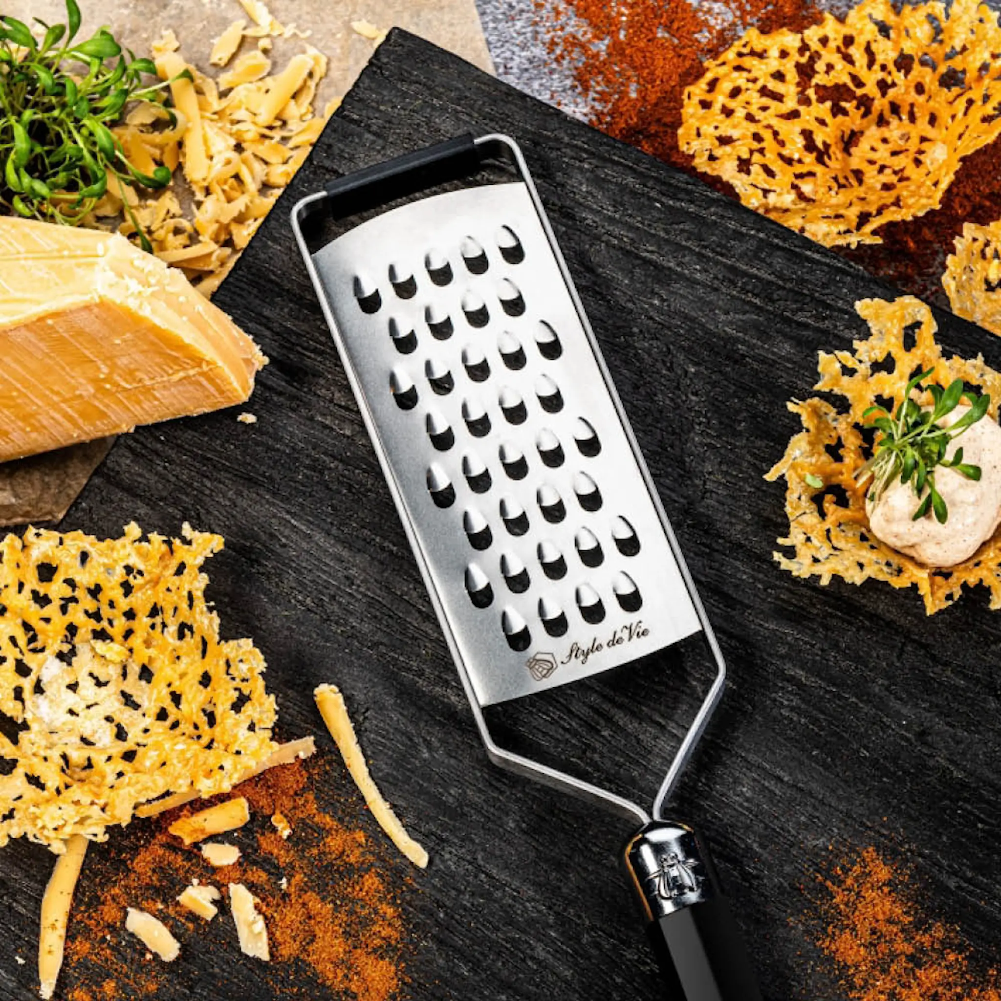 Laguiole Style de Vie Rivjärn grovt 34,7 cm svart