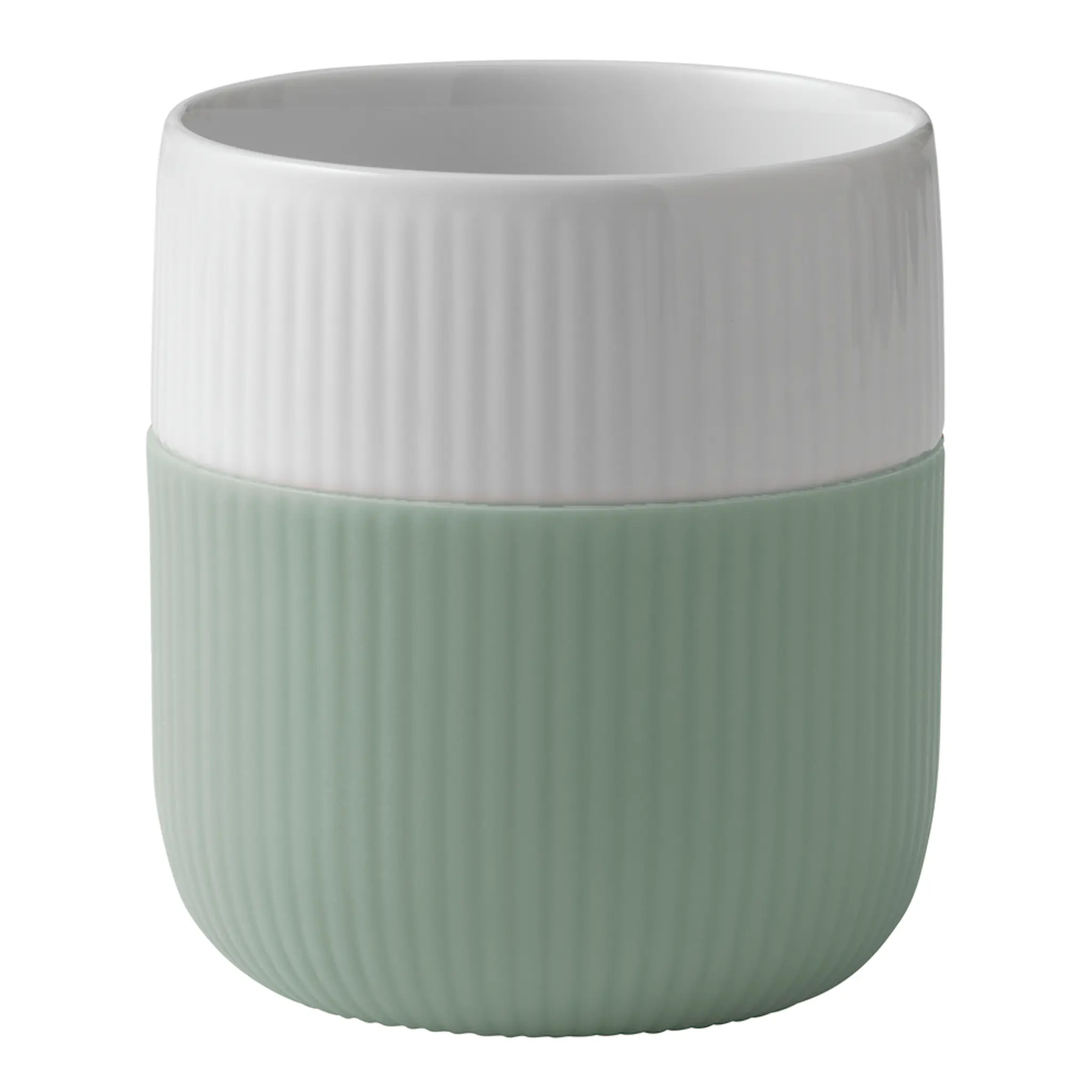 Royal Copenhagen Fluted Contrast Mugg 35 cl Lichen