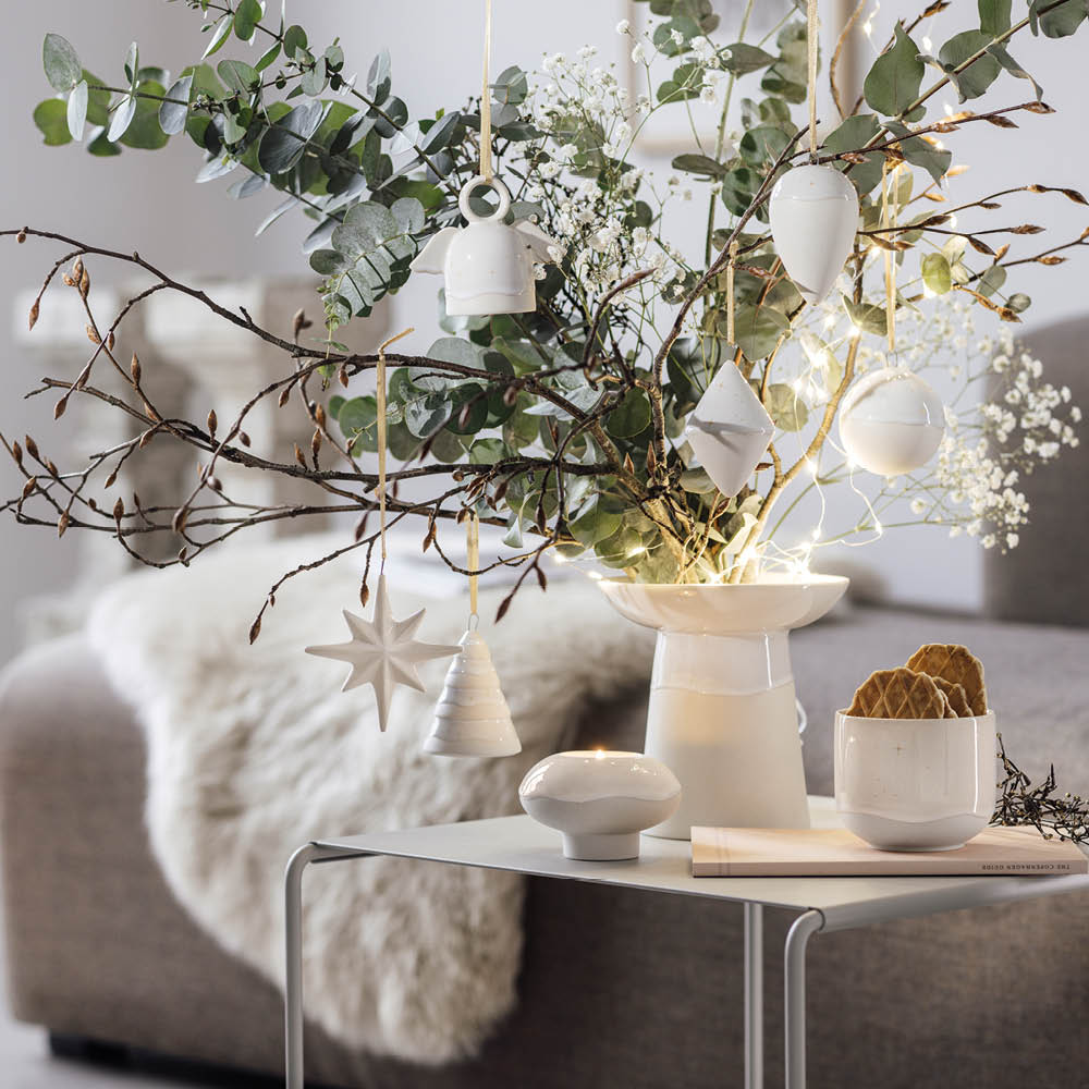 Villeroy & Boch Winter Glow juldekoration träd 6x8 cm