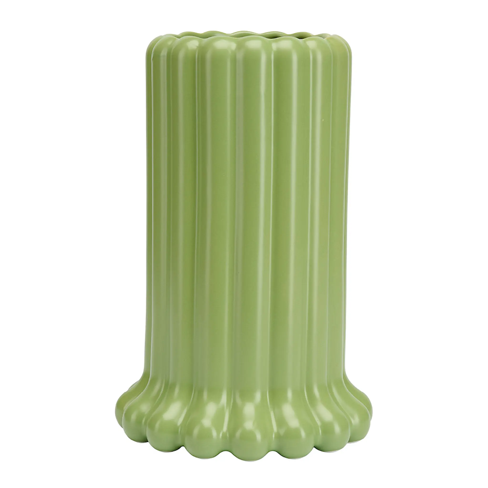 Design Letters Tubular Vas 24 cm Grön