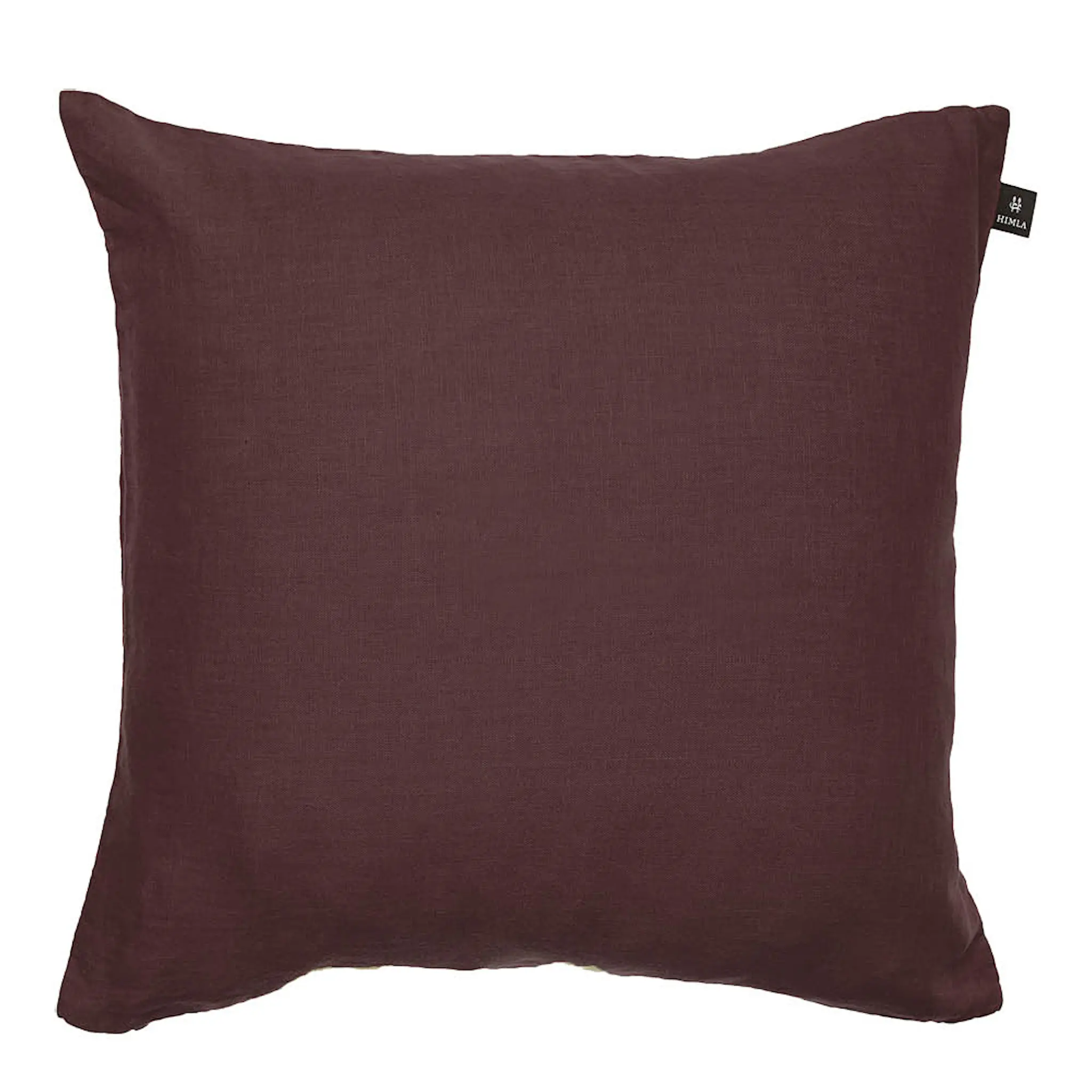 Himla Sunshine kuddfodral linne 50x50 cm burgundy