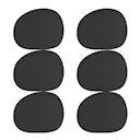 RAW bordstablett silikon 41×33,5 cm 6-pack svart