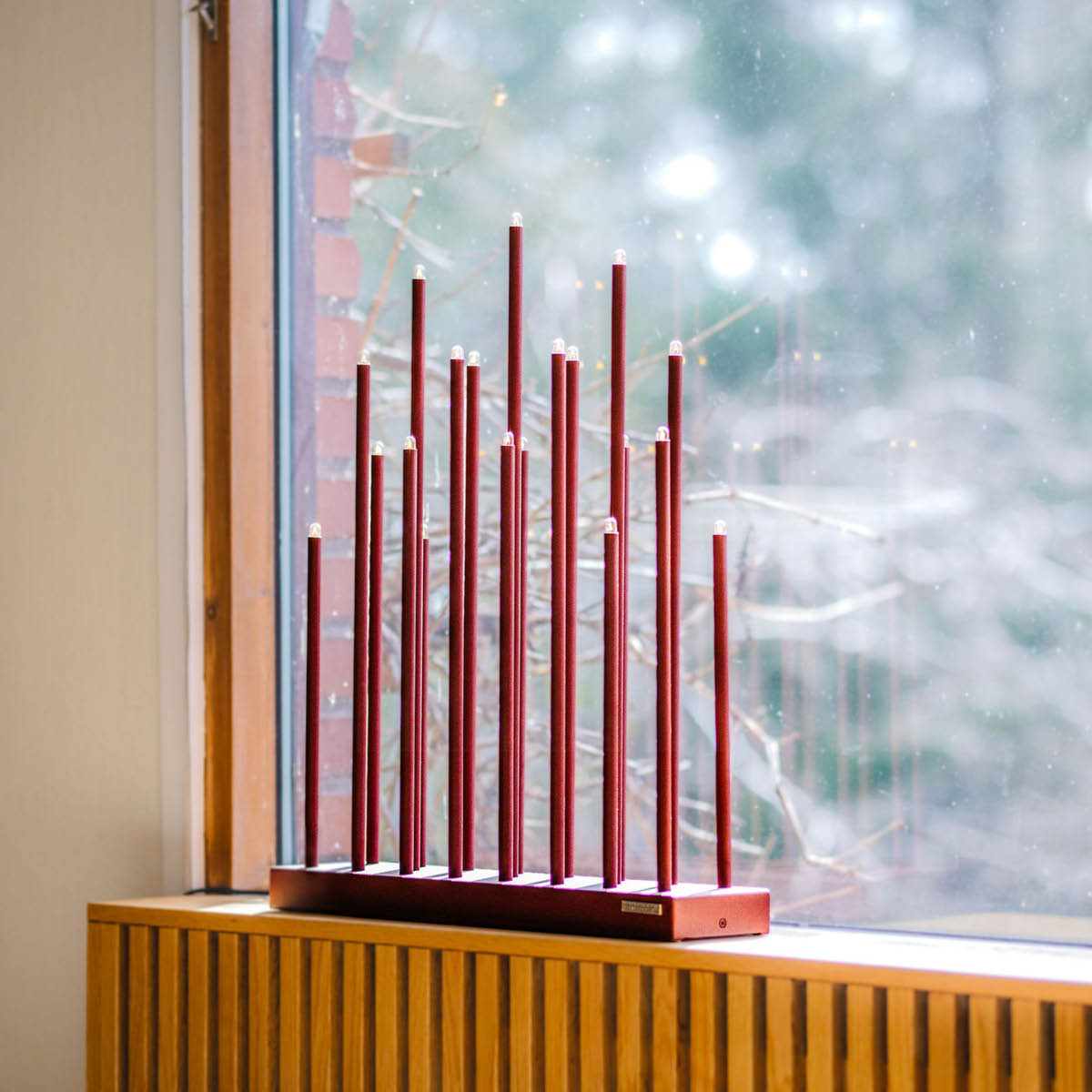 Smak Design Elflugan Ljusstake Grande 50x12,5 cm oxidröd