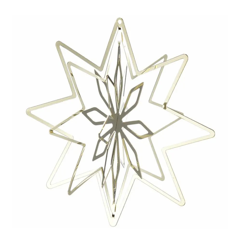 Istind dekor 12 cm gull