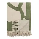 Dalmine pläd 160x130 cm grön/natur