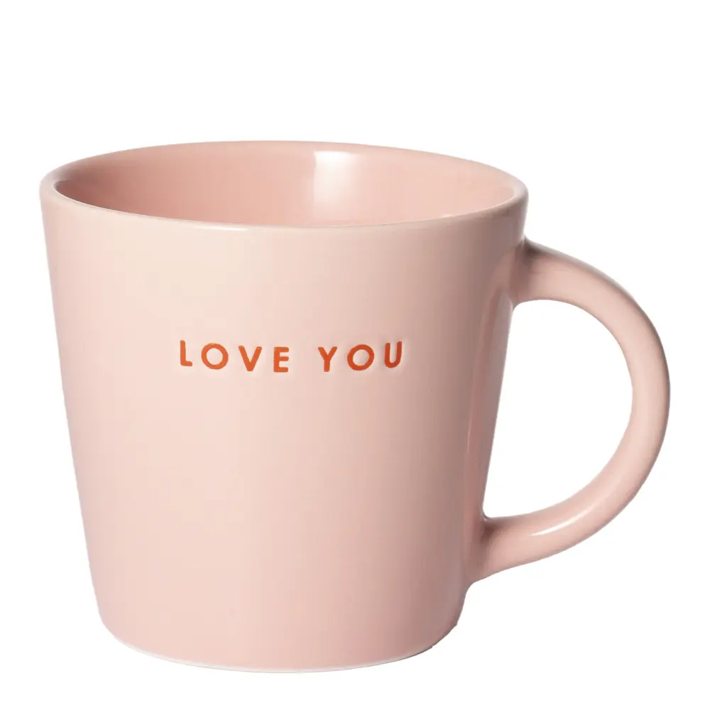 Classic Cups Muki Love you 25 cl Vaaleanpunainen