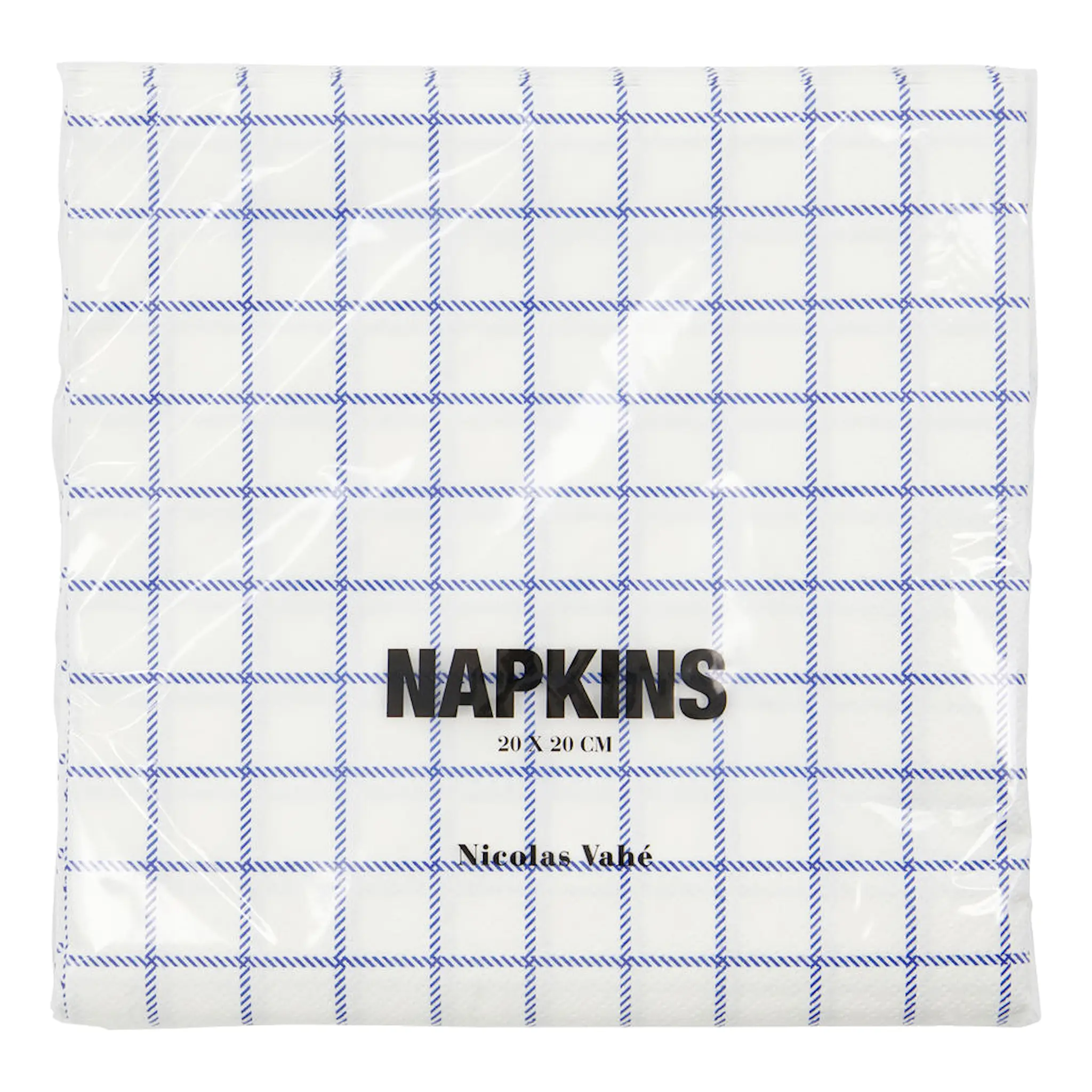 Nicolas Vahé Servetter 20x20 cm blå