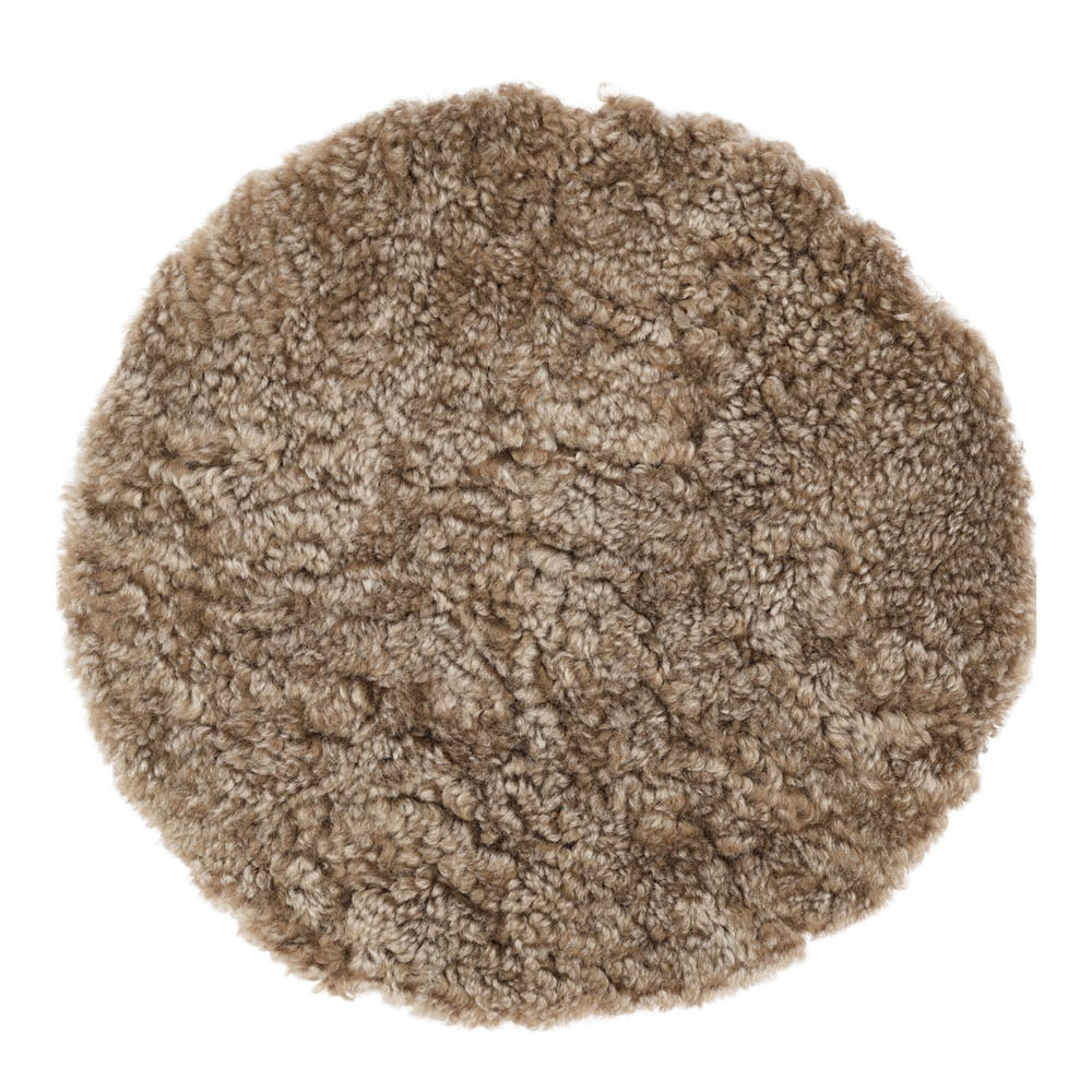 Natures Collection Sittdyna New Zealand fårskinn kort ull 34 cm sahara