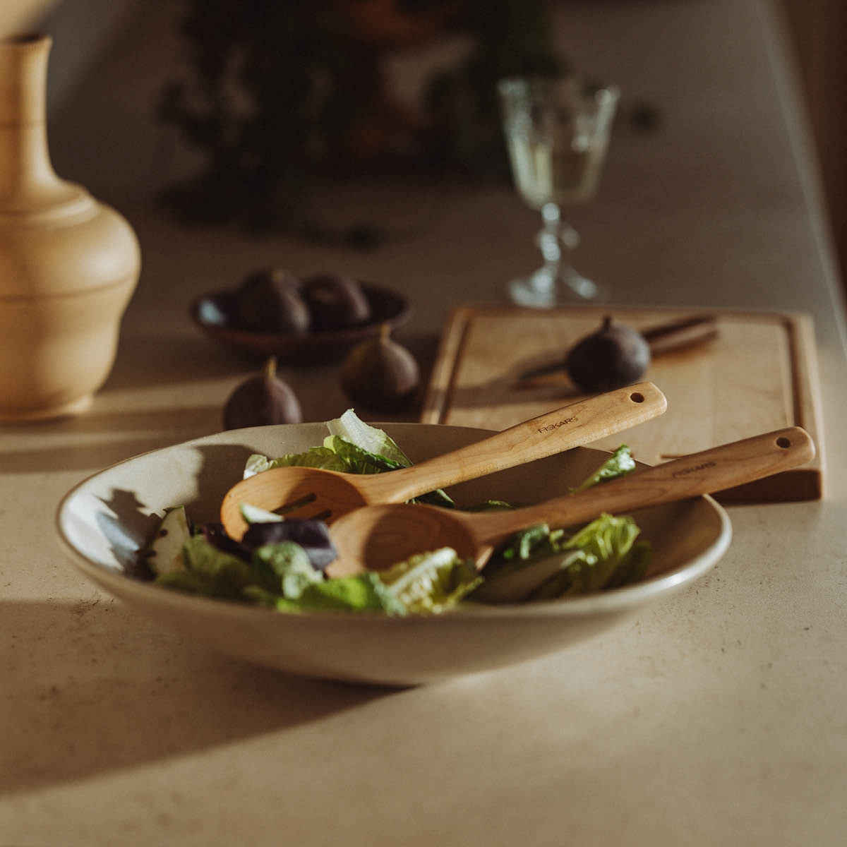 Fiskars Folken sked 29 cm trä