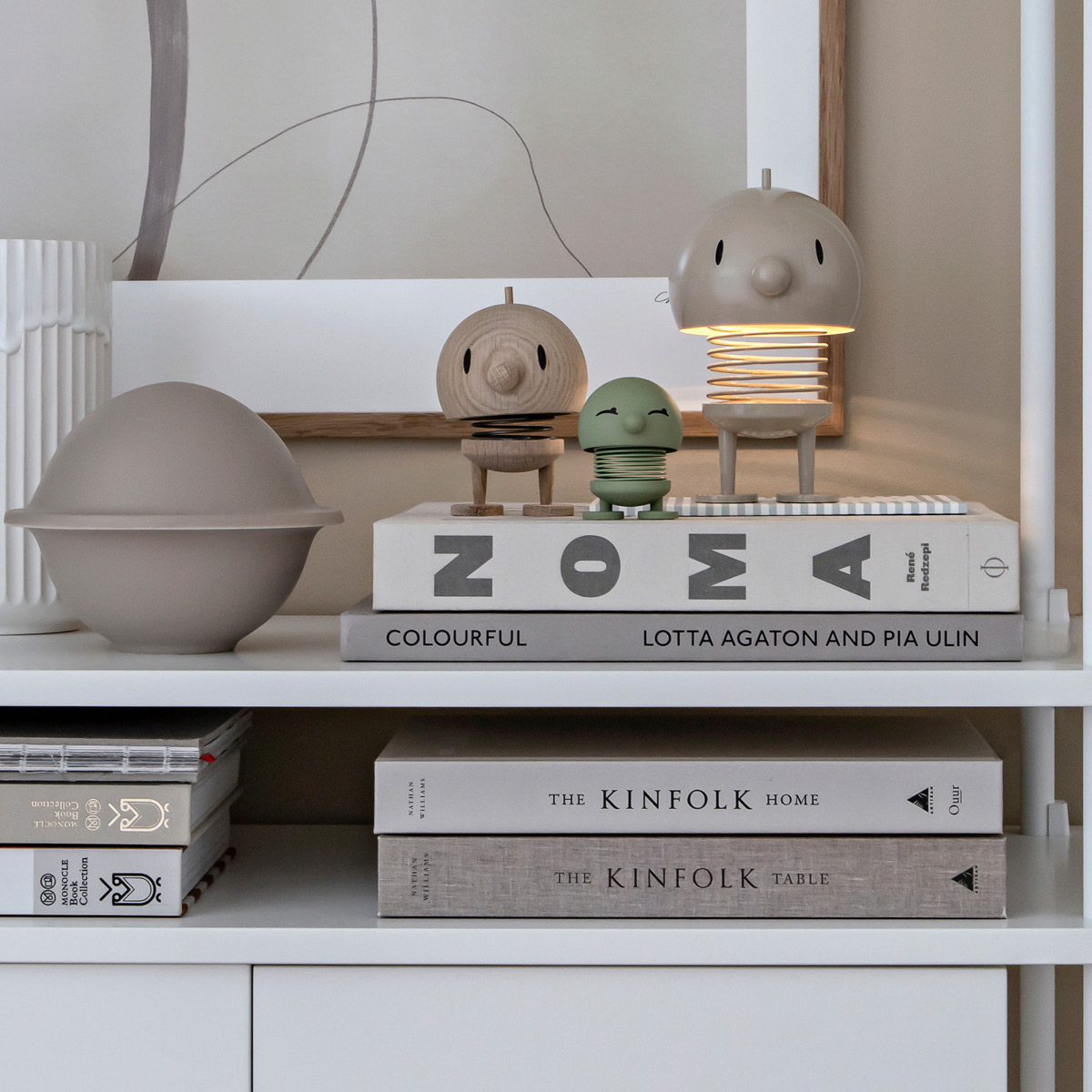 Hoptimisten LED lampa stor 15 cm latte