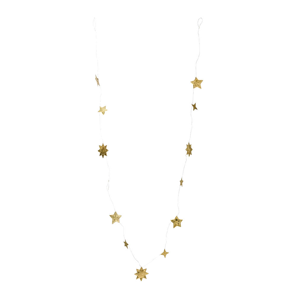 House Doctor Stars girlang 200 cm antik mässing