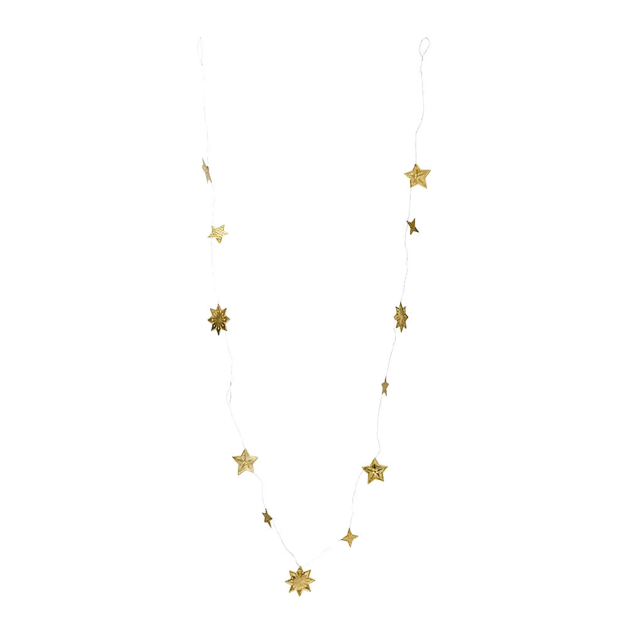 House Doctor Stars girlang 200 cm antik mässing