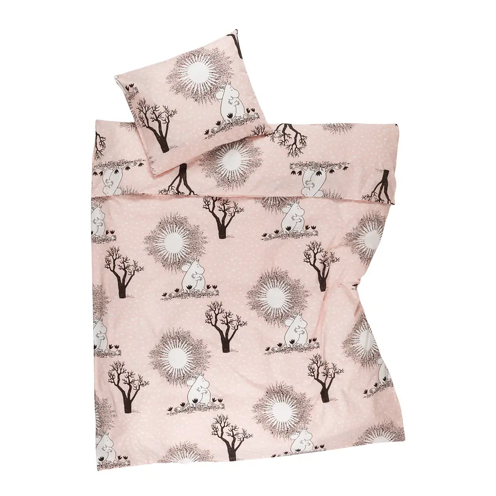 Muumi Pussilakanasetti 150x210 cm Rakkaus