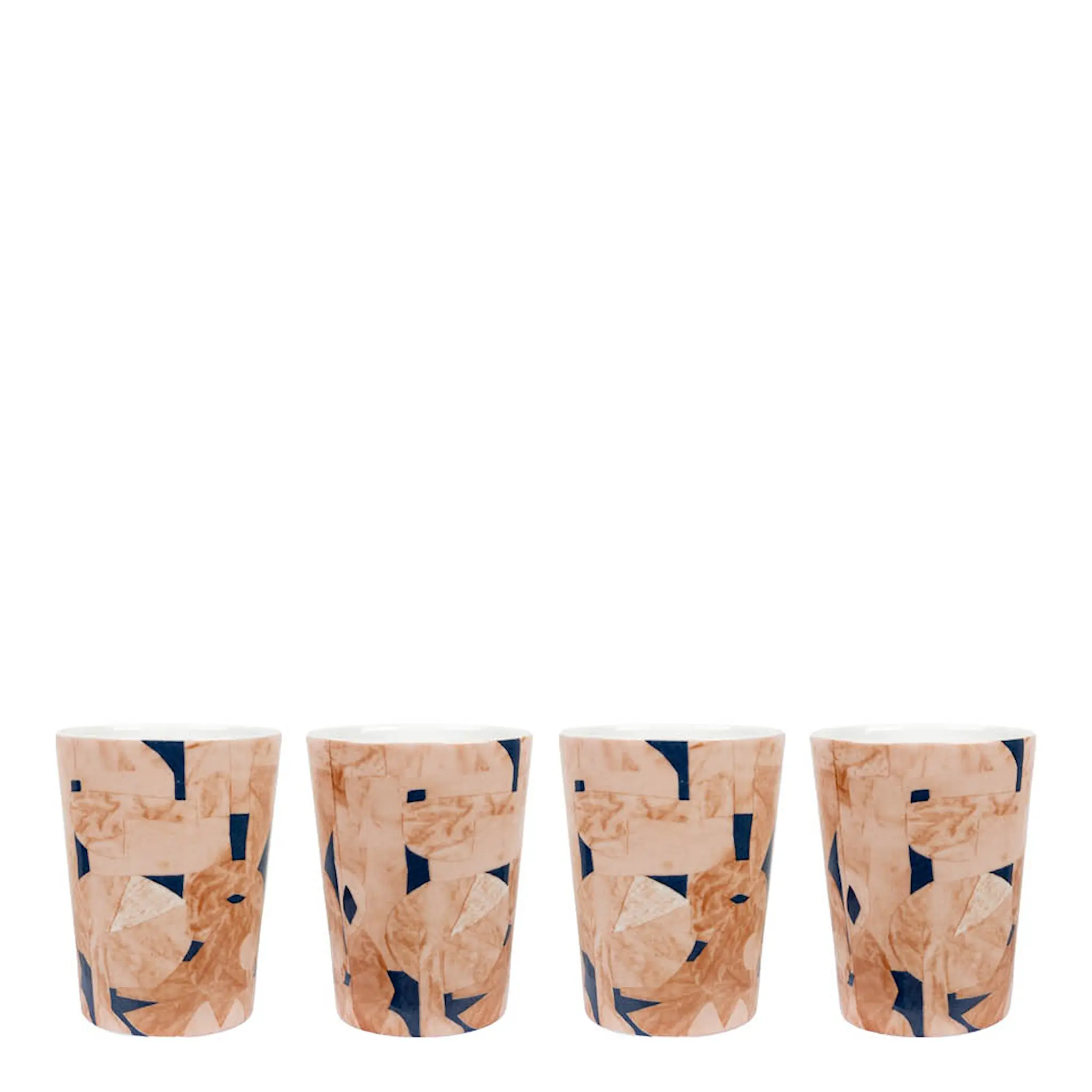 ICONCUPS Marie Olsson Nylander Bruno Pink mugg 25 cl 4-pack