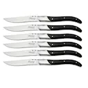 Grillkniv 6-pack ibenholt svart