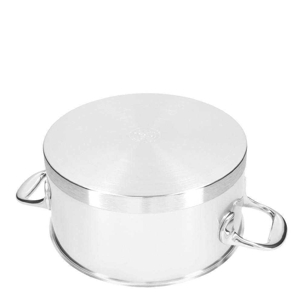 Demeyere Atlantis gryte m lokk 4L 22 cm sølv