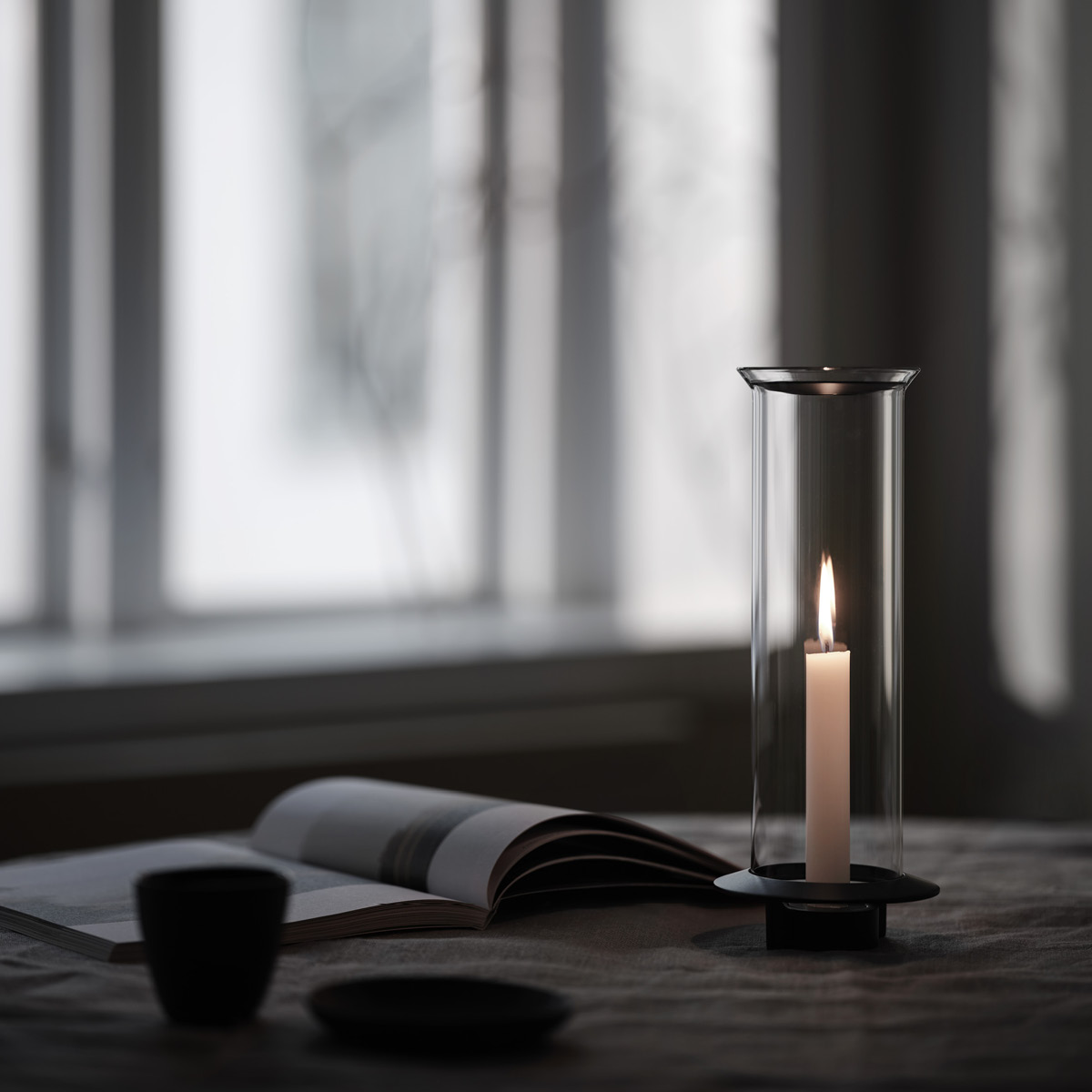 Klong Fyr lyslykt 30 cm svart