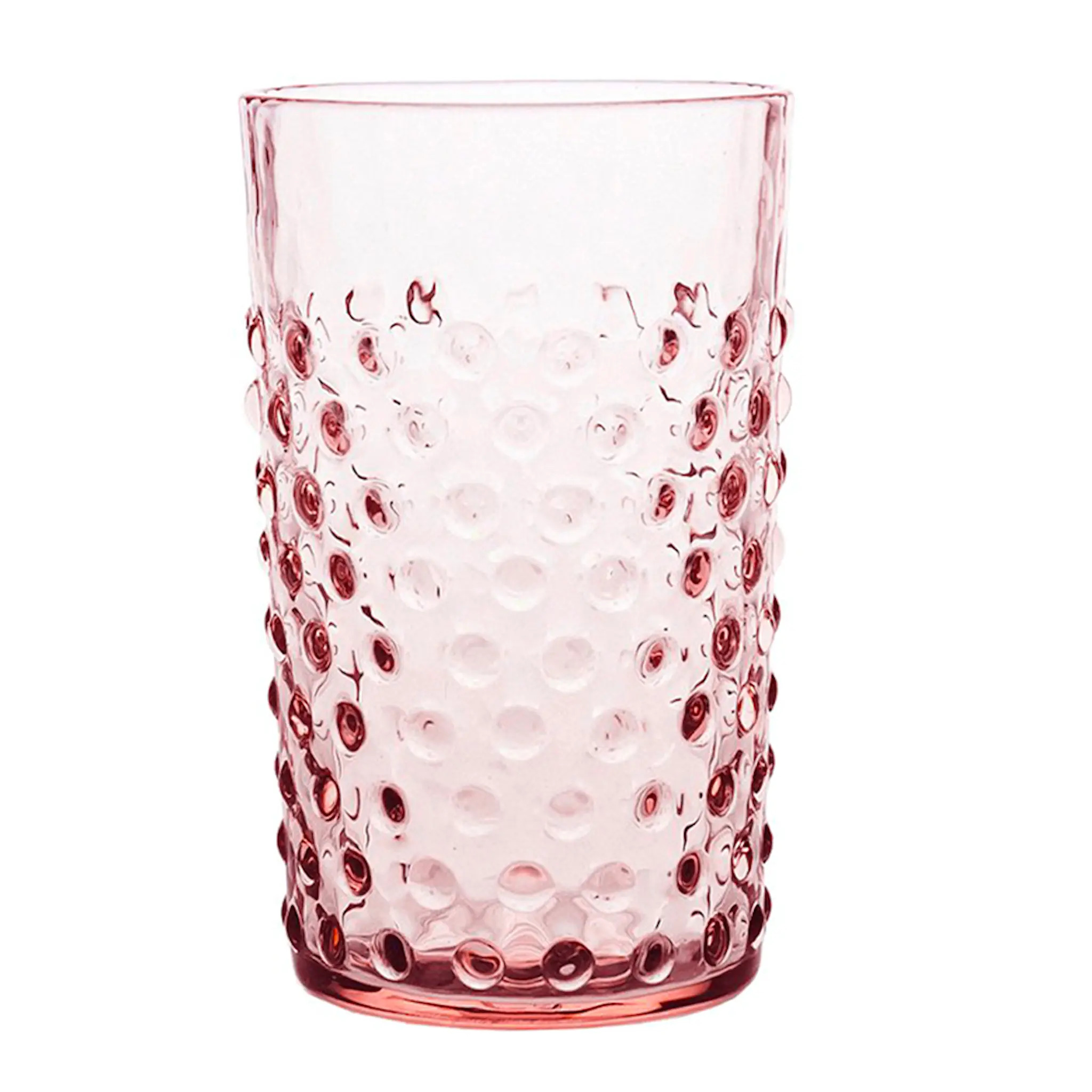 Klimchi Hobnail glas 20 cl rosaline