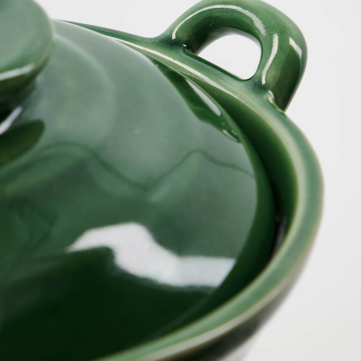 House Doctor Diva krukke med lokk 20x16,5x9,5 cm grønn