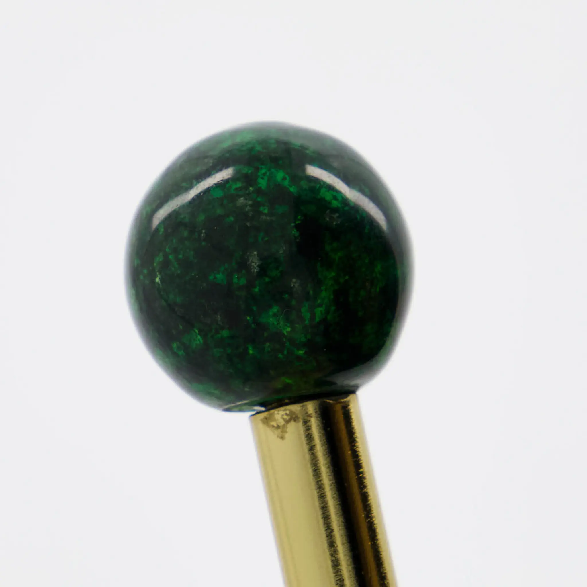 House Doctor Ball väggkrok 5x2 cm 2-pack mässing/grön