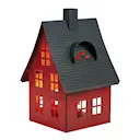 Luton metallhus LED 23 cm röd/svart