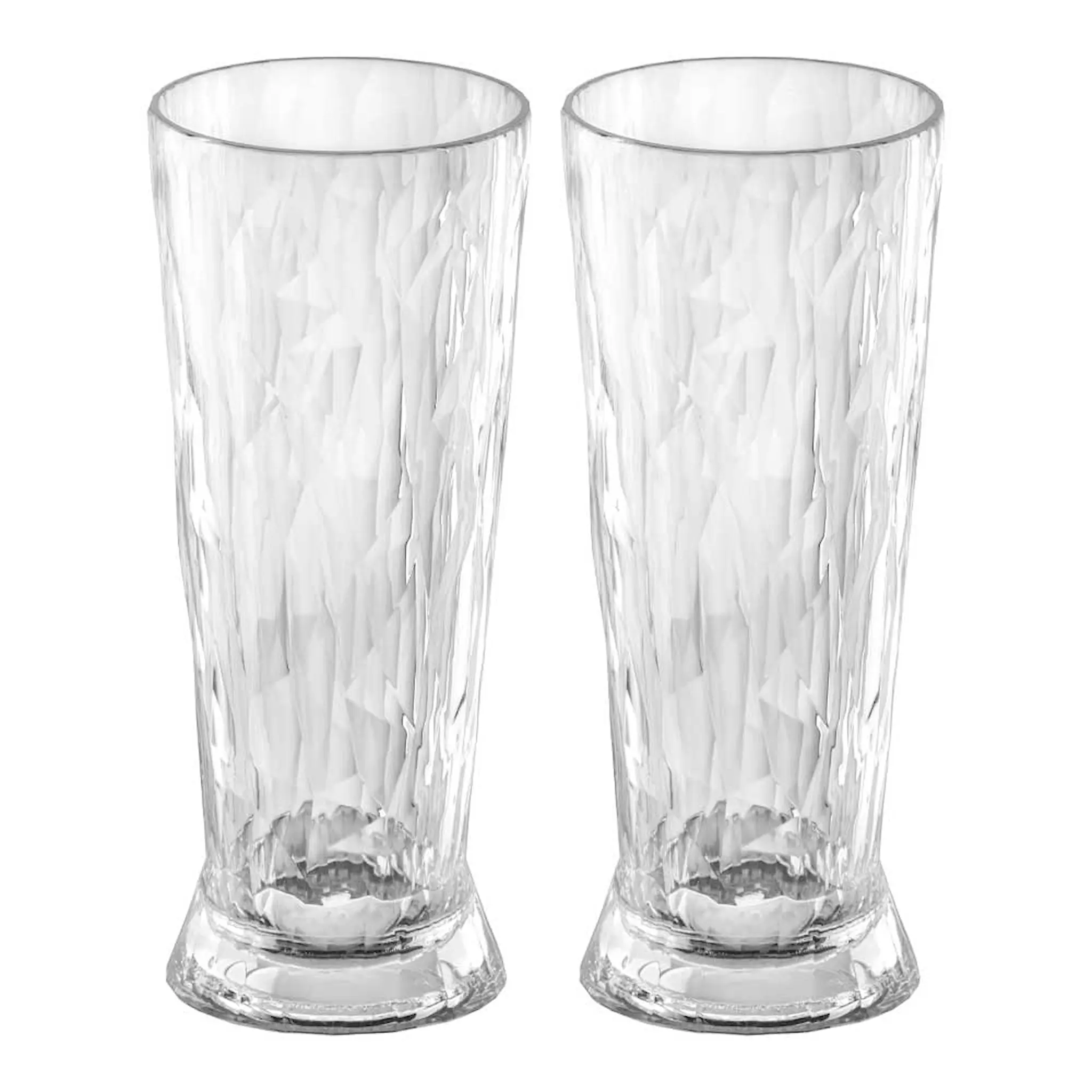 Koziol Club Ölglas 30 cl 2-pack Klar