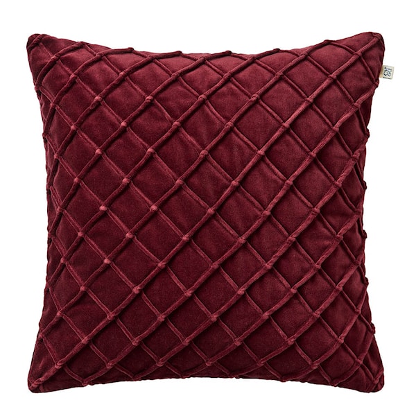 Deva kuddfodral sammet 50x50 cm Ruby