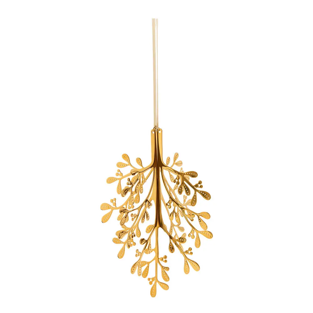 Mistletoe juledekorasjon 29 cm messing