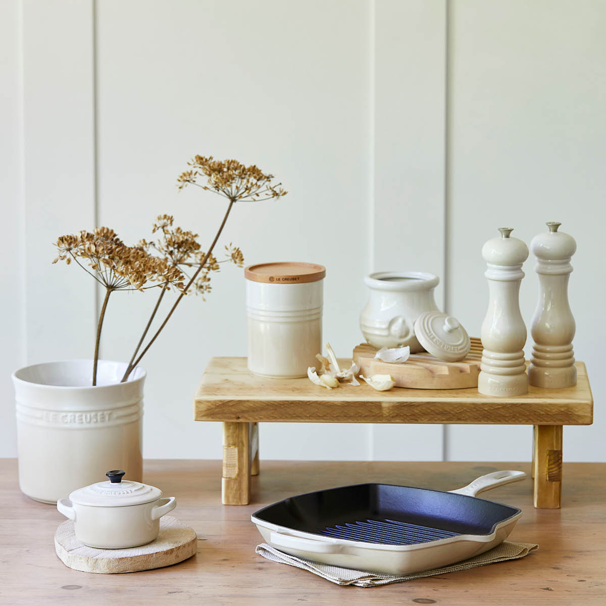 Le Creuset Signature Minigryta Stengods 0,25 L Meringue