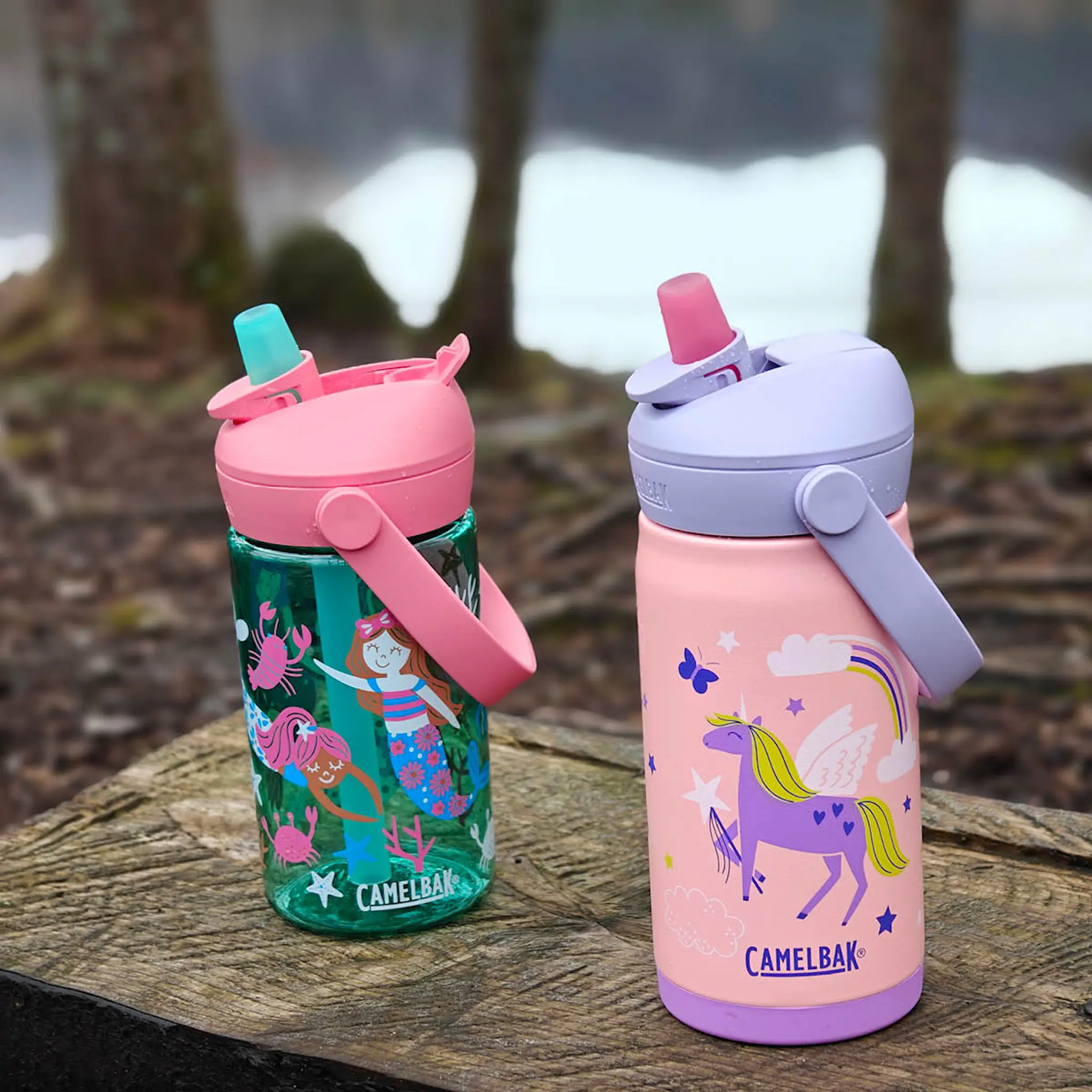 Camelbak Thrive Flip Straw Kids Juomapullo 0,4L Mermaid Friends