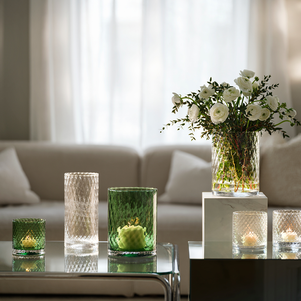 Magnor Harlekin Maljakko 24 cm Vihreä