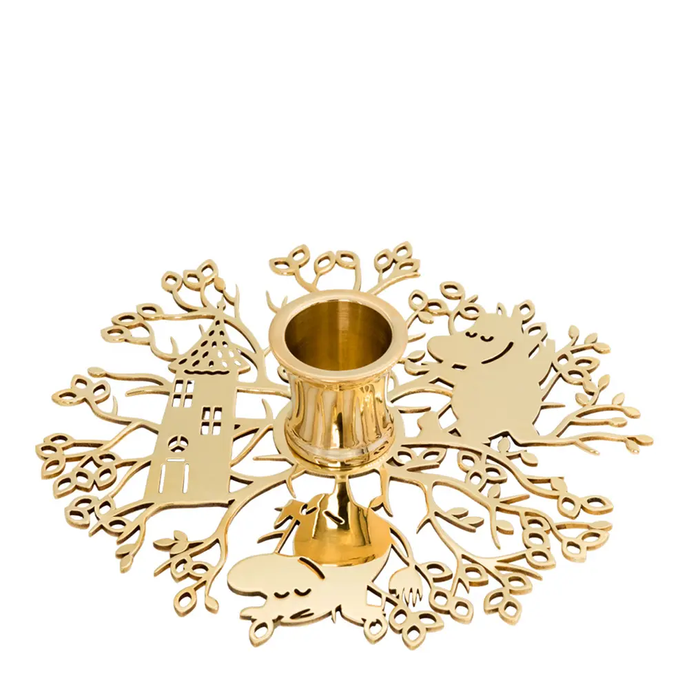 Hilke x Muumi No.1 Kynttilänjalka 3,3 cm Messinki