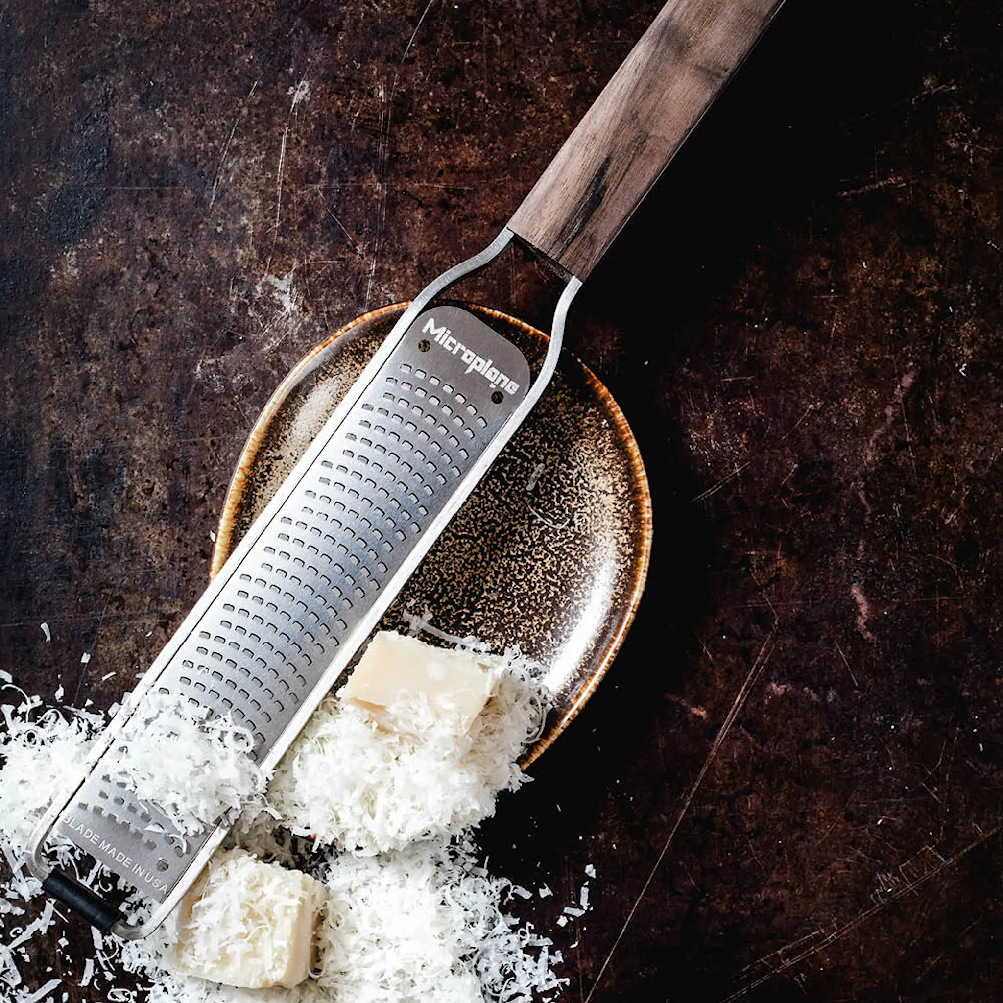 Microplane Master zester rivjärn 31 cm valnöt