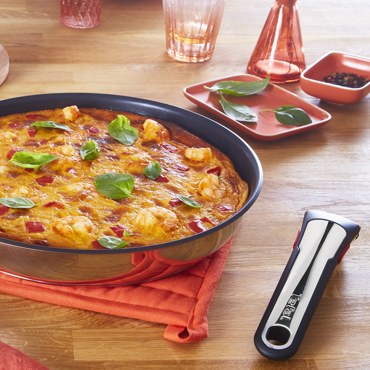 Tefal Ingenio Handtag Rustfritt Stål