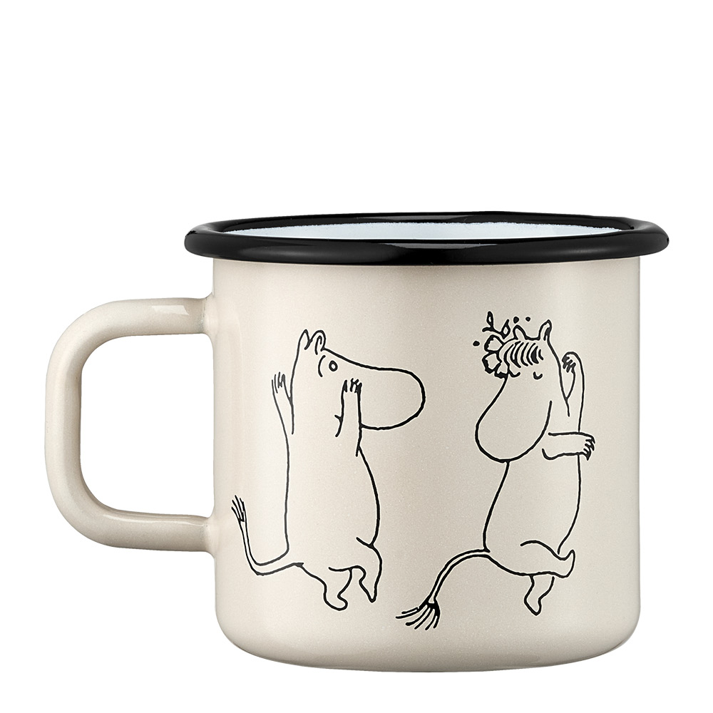 Muurla Mumin Emaljmugg 37 cl mumin 80 år