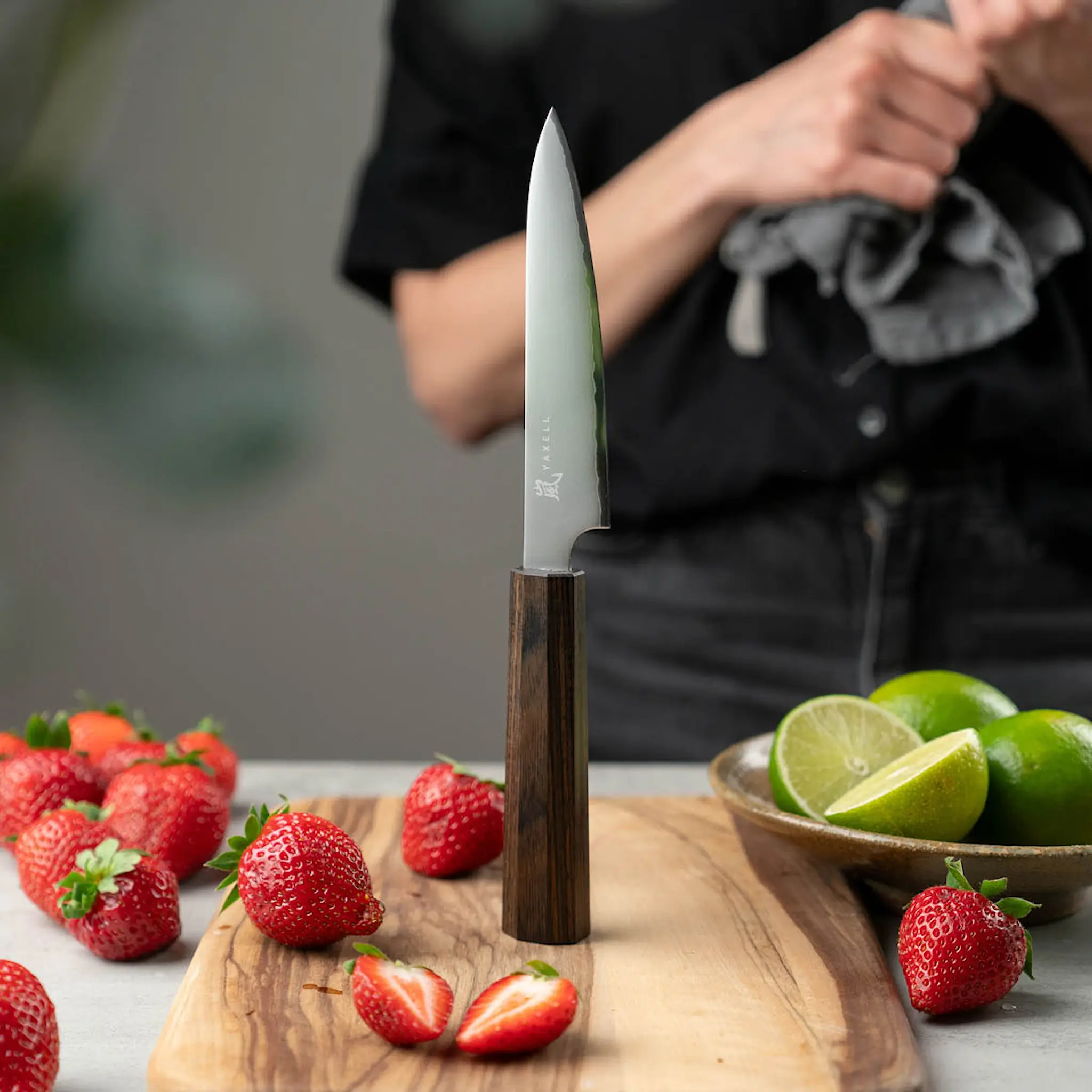 Yaxell Hana allkniv 12 cm trähandtag