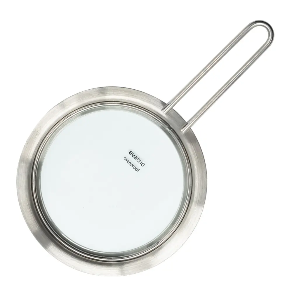 Eva Trio Lasikansi 16 cm Harjattu teräs