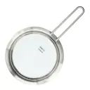 Platt glaslock 13 cm borstat stål