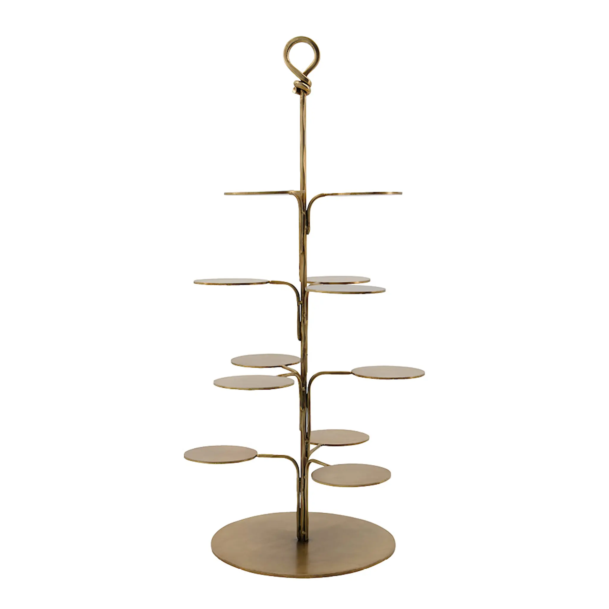 House Doctor Seny dekorationsfat 40 cm antik mässingsfinish