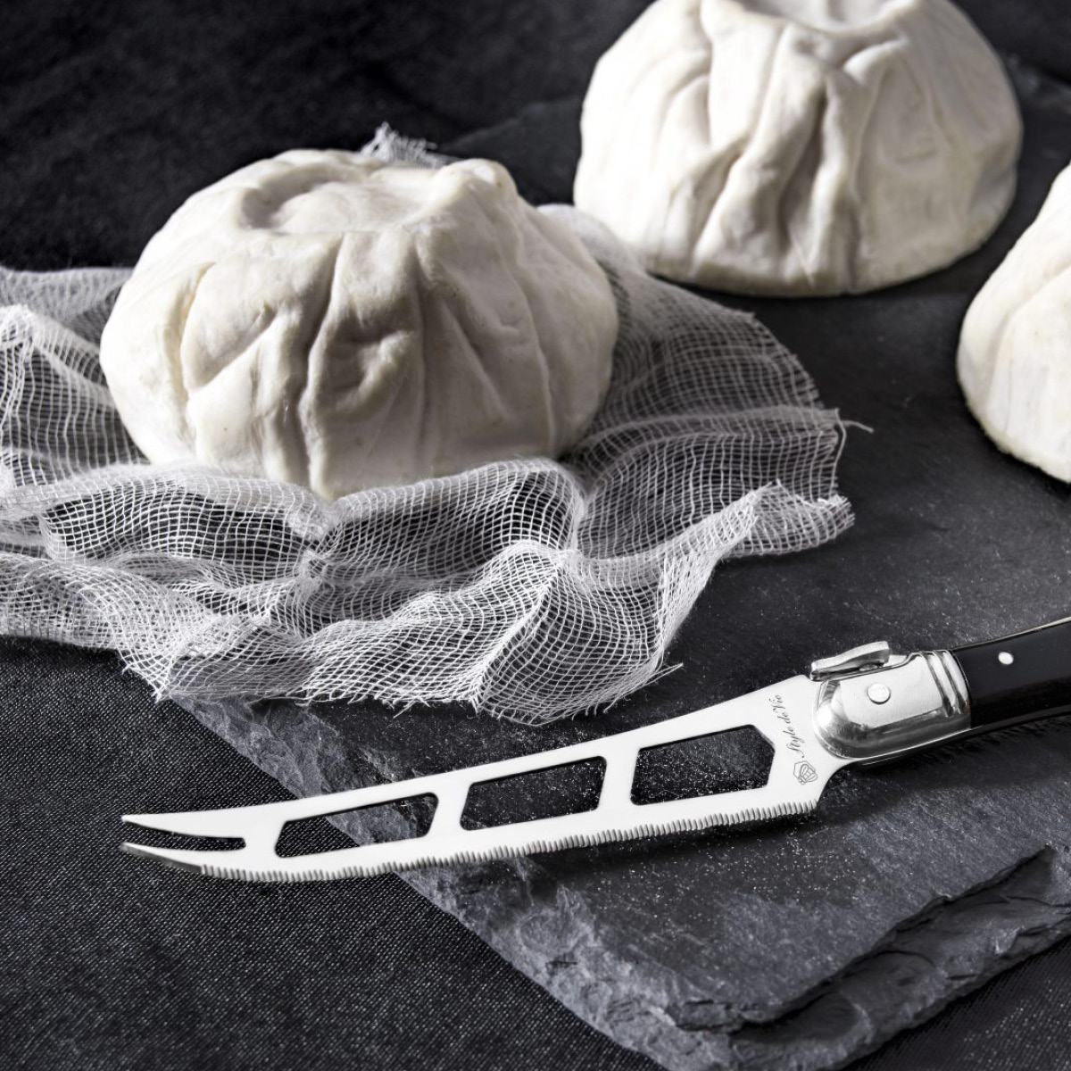 Laguiole Style de Vie Ostkniv svart