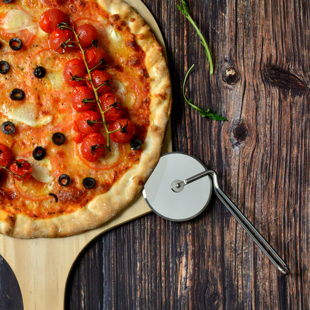 Modern House Pizza Angels Pizzaslicer Rostfri